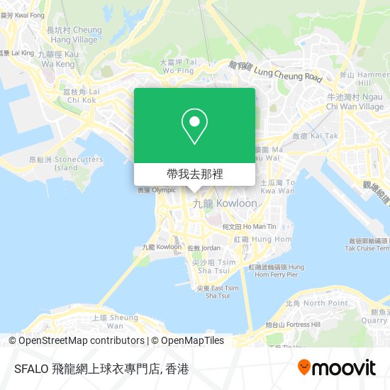 SFALO 飛龍網上球衣專門店地圖