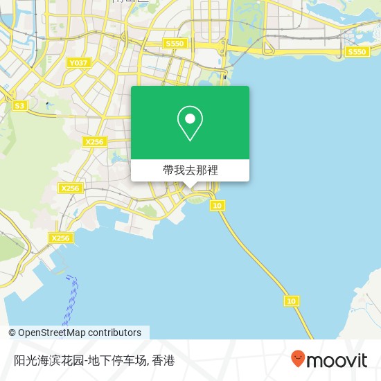 阳光海滨花园-地下停车场地圖