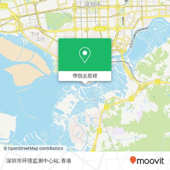 深圳市环境监测中心站地圖