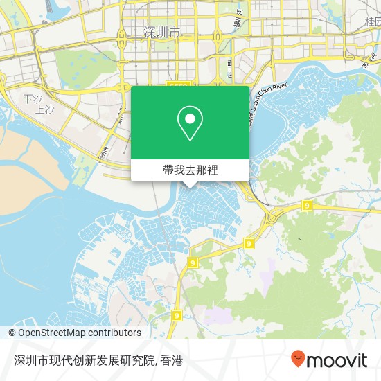 深圳市现代创新发展研究院地圖