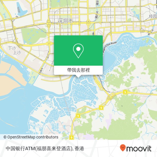 中国银行ATM(福朋喜来登酒店)地圖