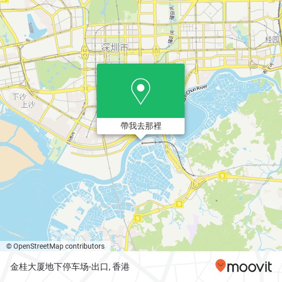 金桂大厦地下停车场-出口地圖