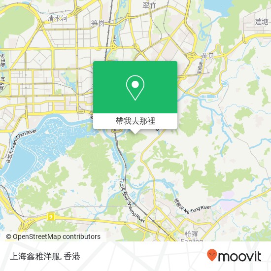 上海鑫雅洋服地圖