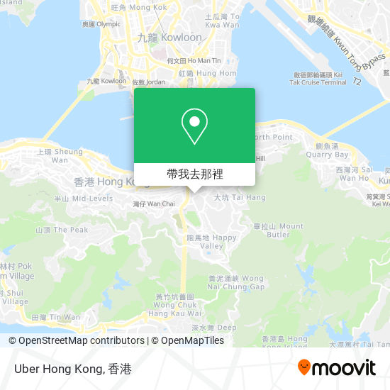 Uber Hong Kong地圖