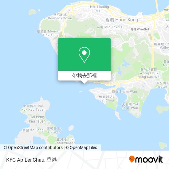KFC Ap Lei Chau地圖