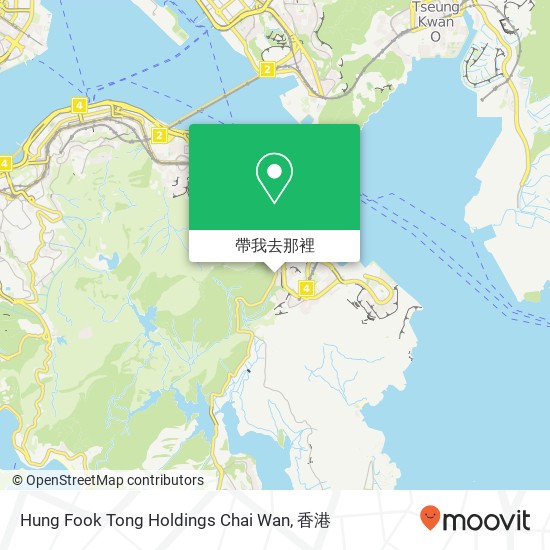 Hung Fook Tong Holdings Chai Wan, Island Eastern Corridor地圖