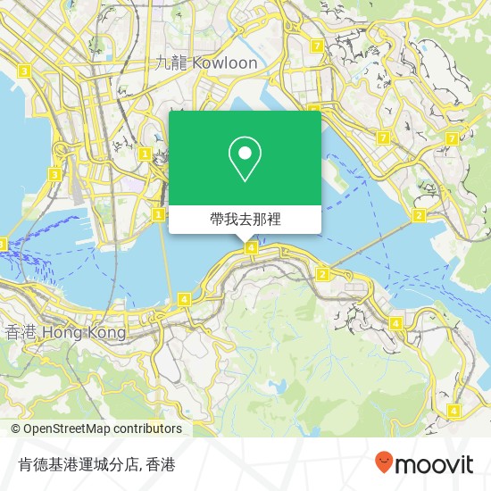 肯德基港運城分店, Ying Huang Dao 500地圖