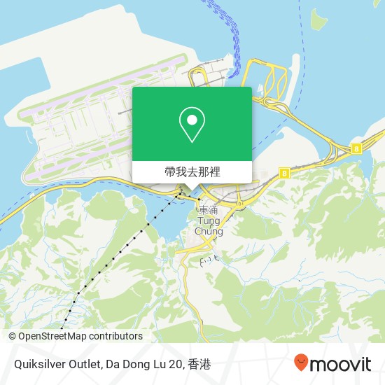 Quiksilver Outlet, Da Dong Lu 20地圖