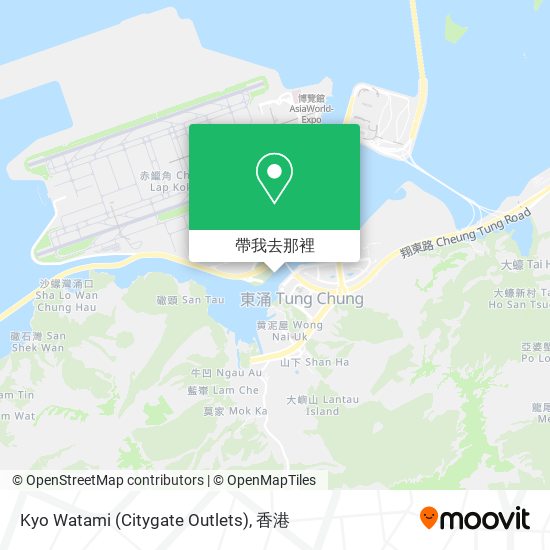 Kyo Watami (Citygate Outlets)地圖