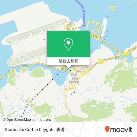 Starbucks Coffee Citygate, Citygate Outlets-Tung Chung Ent地圖