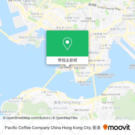 Pacific Coffee Company China Hong Kong City地圖