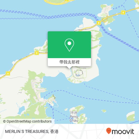 MERLIN S TREASURES, 香港特别行政区地圖