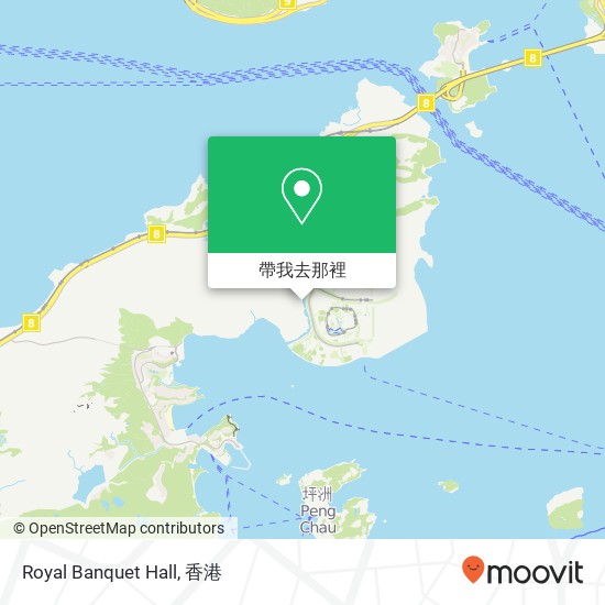 Royal Banquet Hall, 香港特别行政区地圖