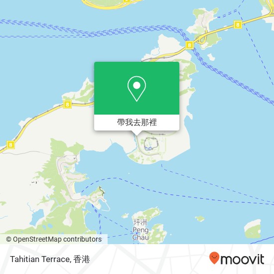 Tahitian Terrace, 香港特别行政区地圖