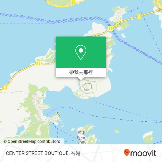 CENTER STREET BOUTIQUE, 香港特别行政区地圖