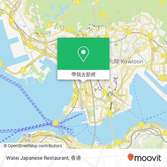 Watei Japanese Restaurant, Nathan Rd 518地圖