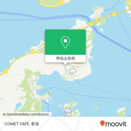 COMET CAFE, 香港特别行政区地圖