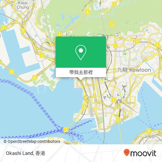 Okashi Land, 海泓道 旺角地圖
