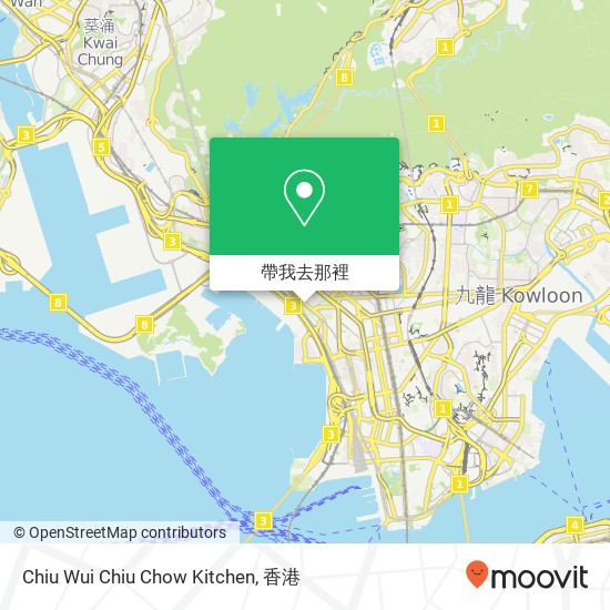 Chiu Wui Chiu Chow Kitchen, Chung Wui St地圖
