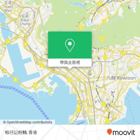 蝦仔記粉麵, Li Zhi Jiao Dao 348地圖