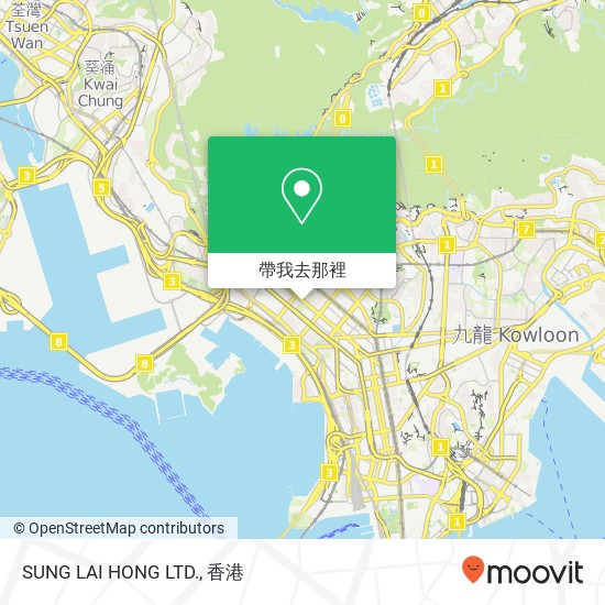 SUNG LAI HONG LTD., Tai Nan St 278地圖