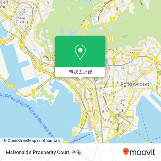 McDonald's Prosperity Court, Lai Chi Kok Rd 150地圖