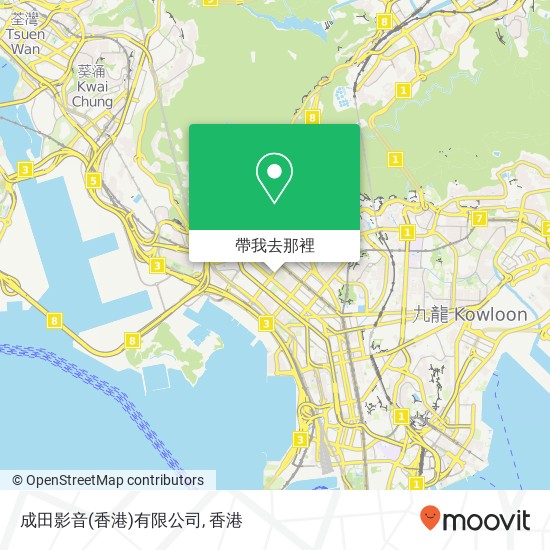 成田影音(香港)有限公司, Ru Zhou Jie 248地圖
