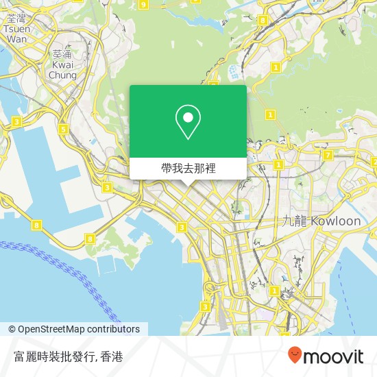 富麗時裝批發行, Chang Sha Wan Dao 244地圖