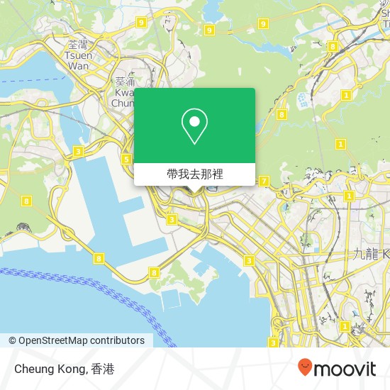 Cheung Kong, Tung Chau W St地圖