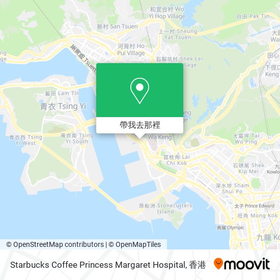 Starbucks Coffee Princess Margaret Hospital地圖