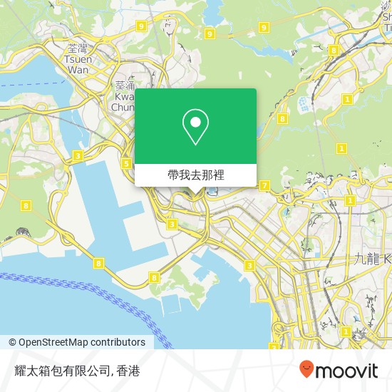 耀太箱包有限公司, Qing Shan Dao 690地圖