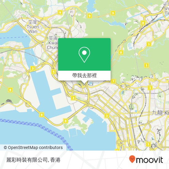 麗彩時裝有限公司, Yi Ju Xi Jie 1033地圖