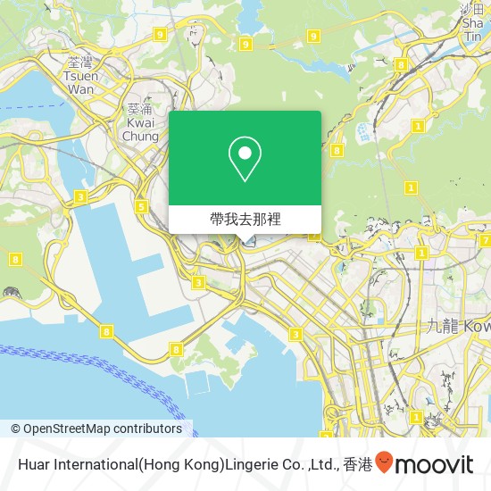 Huar International(Hong Kong)Lingerie Co. ,Ltd., Cheung Sha Wan Rd 778地圖