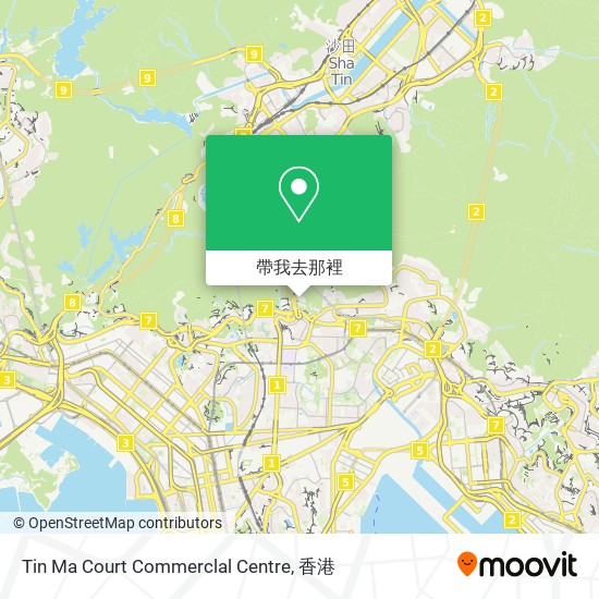 Tin Ma Court Commerclal Centre地圖
