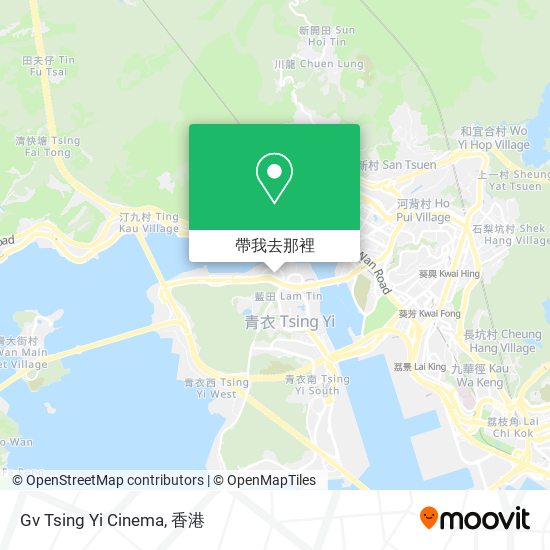 Gv Tsing Yi Cinema地圖