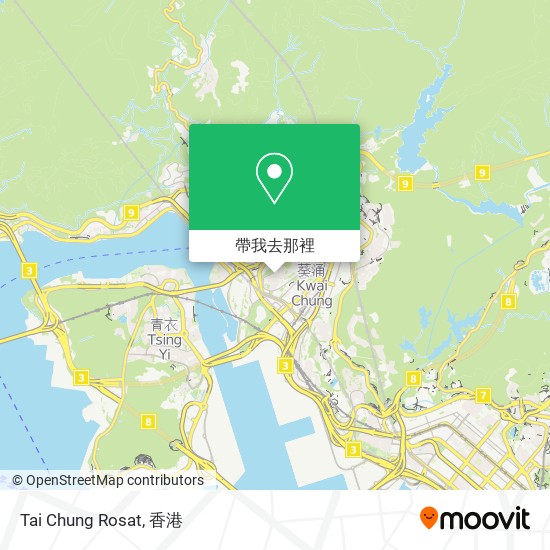 Tai Chung Rosat地圖