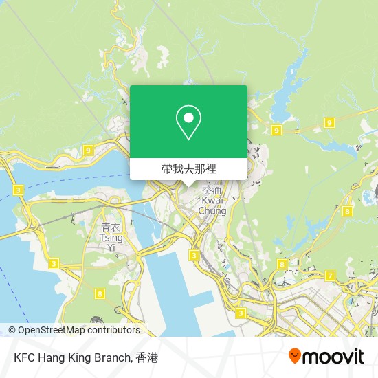 KFC Hang King Branch地圖