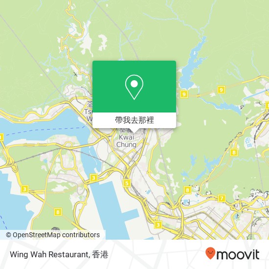 Wing Wah Restaurant, Tai Lin Pai Rd地圖