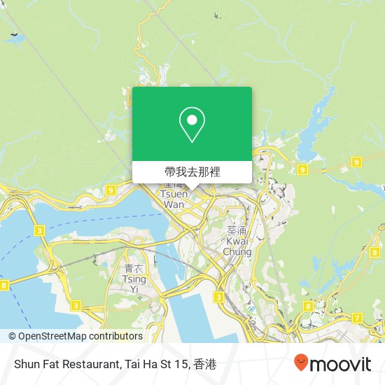 Shun Fat Restaurant, Tai Ha St 15地圖