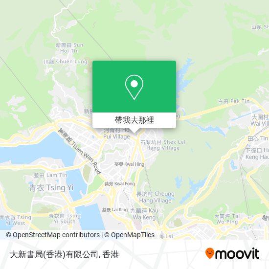 大新書局(香港)有限公司地圖