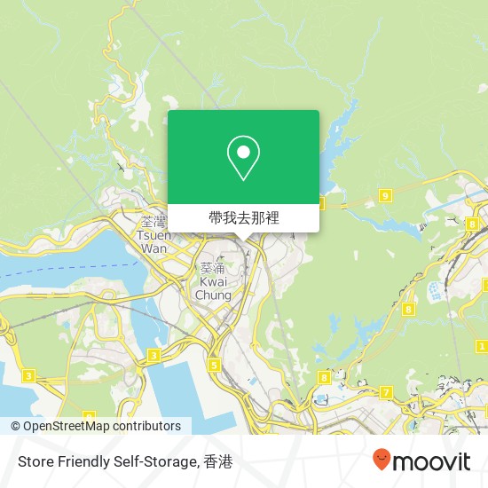 Store Friendly Self-Storage, Ta Chuen Ping St 16地圖