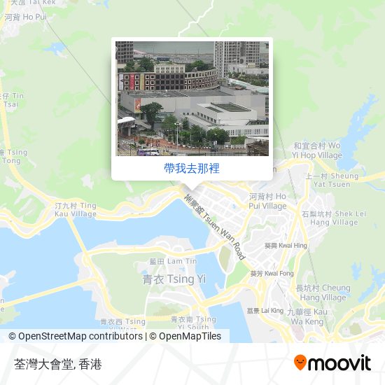 荃灣大會堂地圖