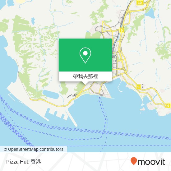 Pizza Hut, 香港特别行政区地圖