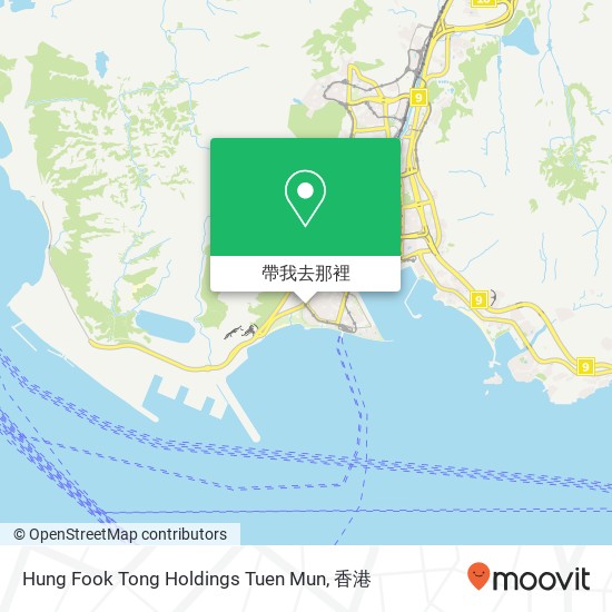 Hung Fook Tong Holdings Tuen Mun, 香港特别行政区地圖