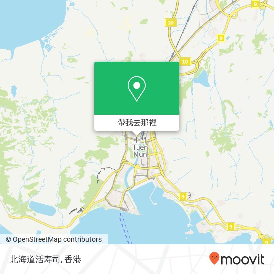 北海道活寿司, Tun Long Jie 3地圖