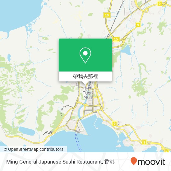 Ming General Japanese Sushi Restaurant, Tuen Shun St地圖