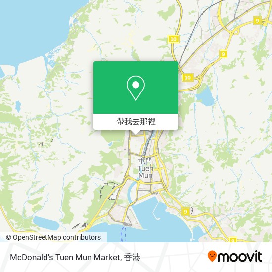 McDonald's Tuen Mun Market地圖