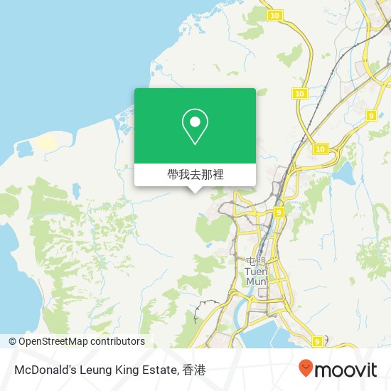 McDonald's Leung King Estate, Leung King Este地圖