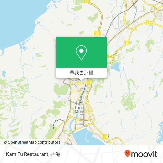 Kam Fu Restaurant, Tsing Chui Path地圖