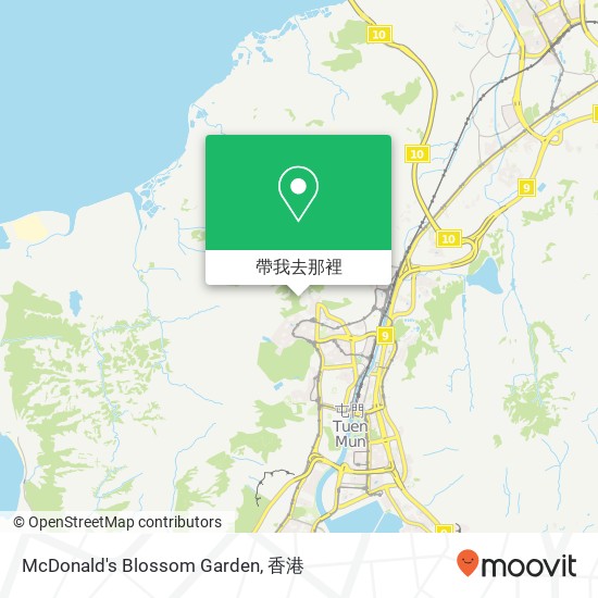 McDonald's Blossom Garden, Leung Wan St地圖